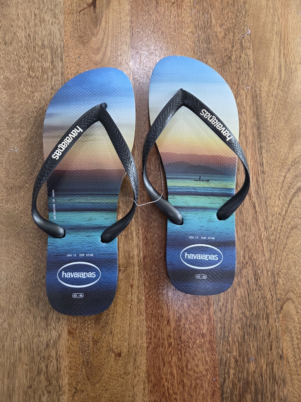 Havaianas Men’s Sunset Print Flip Flops - Blue